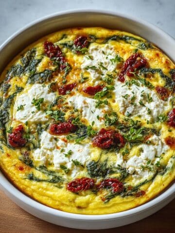 Ultimate 6-Ingredient Spinach Feta Egg Bake for Busy Mornings Recipe