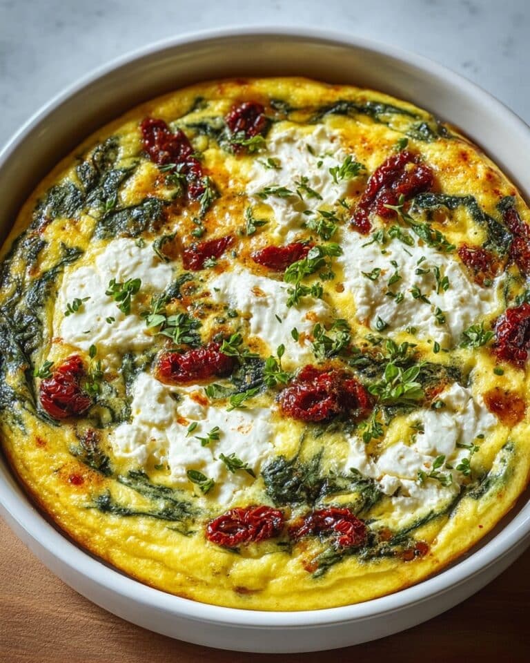 Ultimate 6-Ingredient Spinach Feta Egg Bake for Busy Mornings Recipe