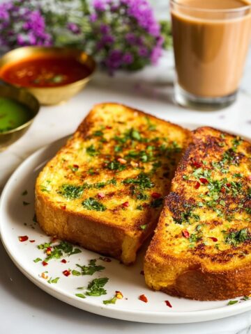 Masala French Toast | Savory Bombay Toast Recipe