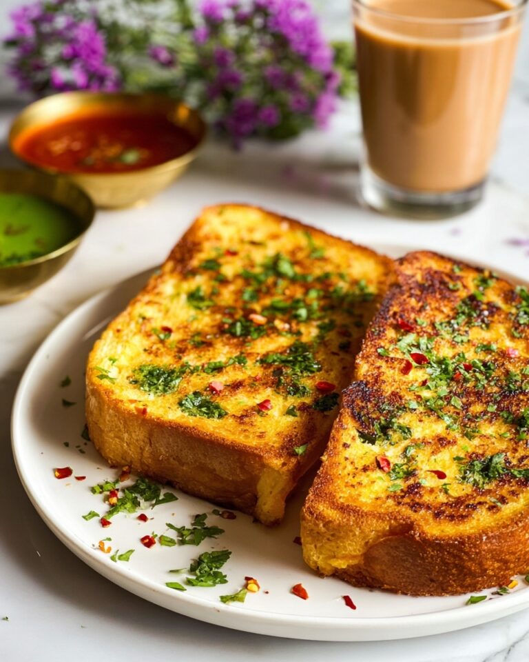 Masala French Toast | Savory Bombay Toast Recipe