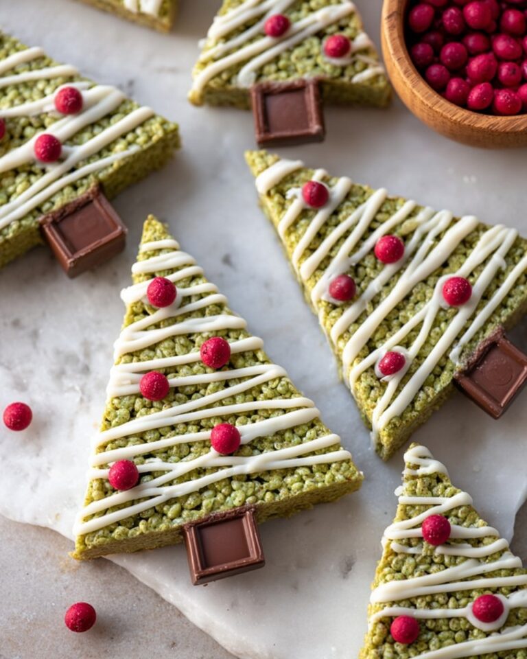 Festive Vegan Matcha Rice Krispie Treats Recipe