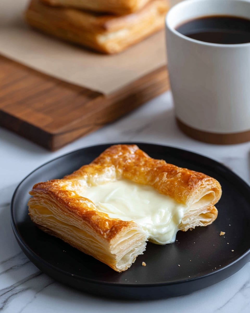 Rectangular Pastries Homemade Cheese Danish Pastries: Easy Flaky & Creamy Delight
