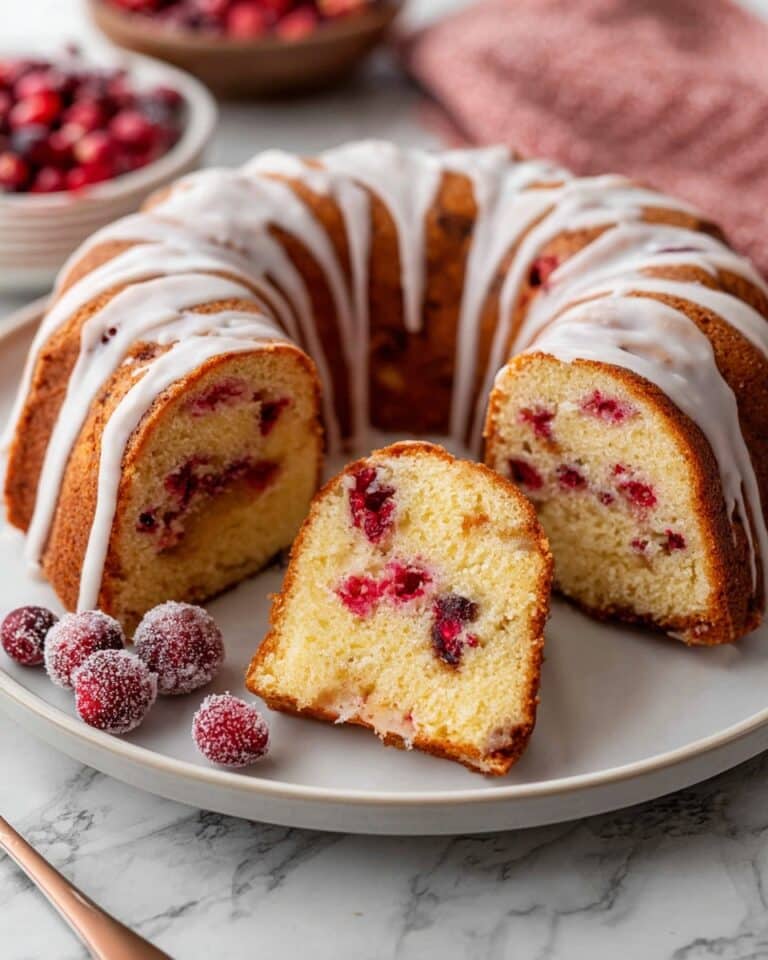 Cranberry Orange Bundt Cake Recipe