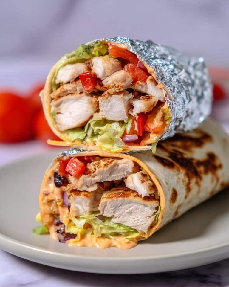 Chipotle Ranch Grilled Chicken Burrito Recipe