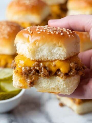 Insanely Delicious Cheeseburger Sliders Recipe