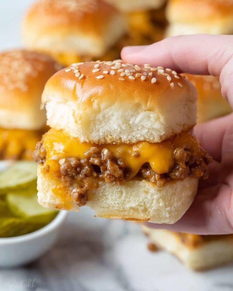 Insanely Delicious Cheeseburger Sliders Recipe