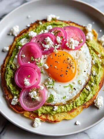 Feta Fried Eggs Recipe