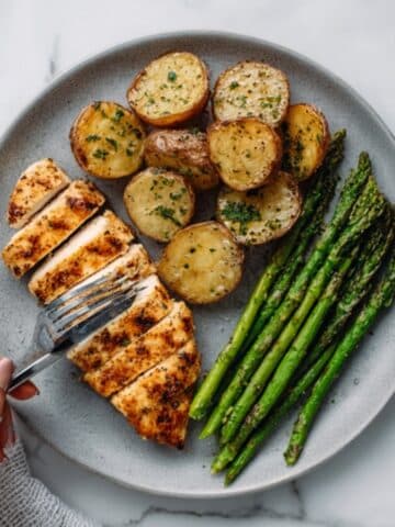 Parmesan Crusted Chicken Sheet Pan Dinner Recipe