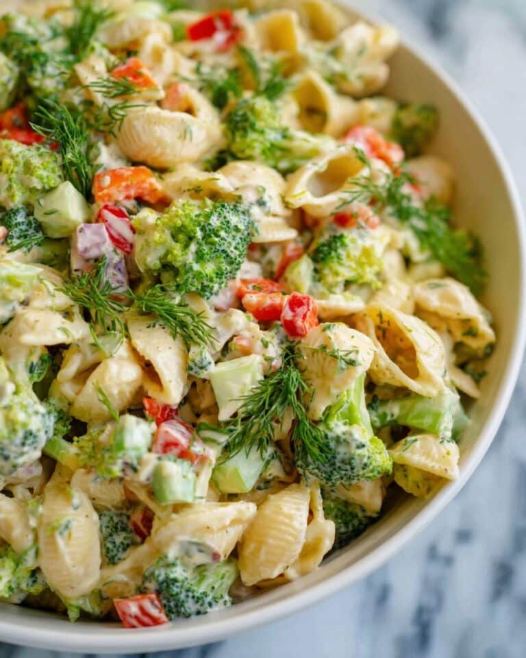 Creamy Ranch Protein Pasta Salad Recipe