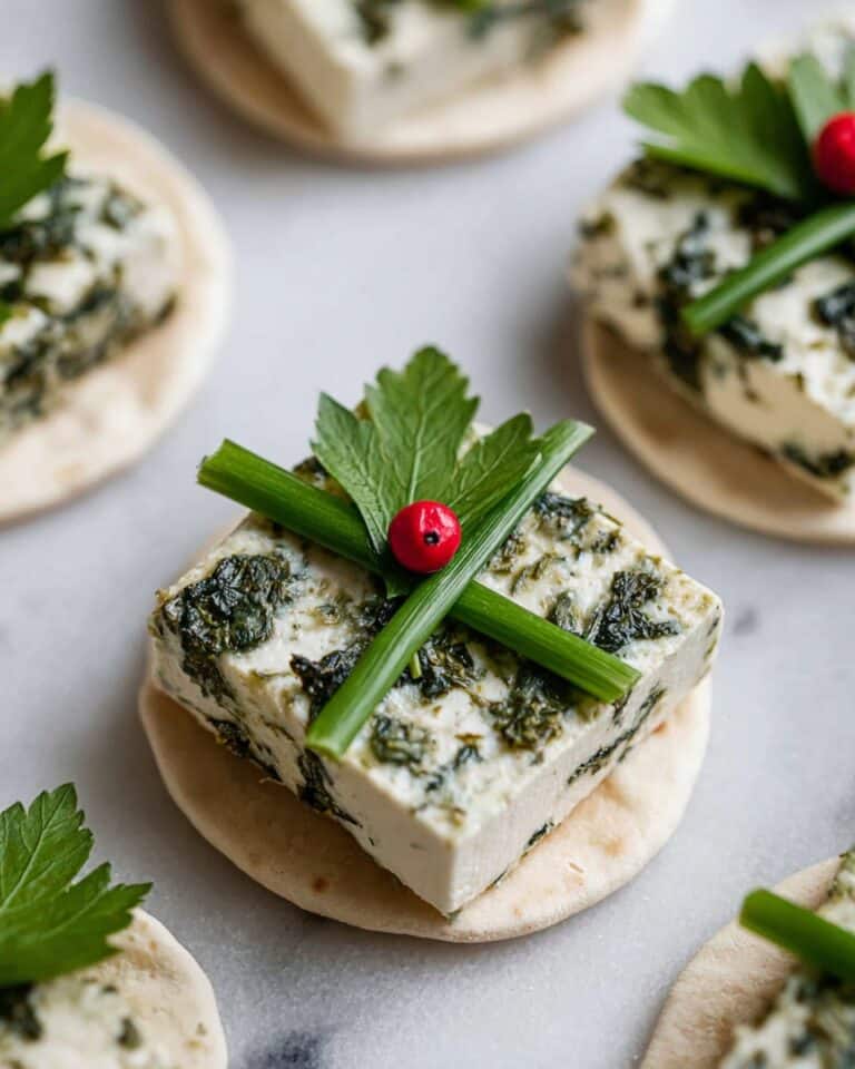 Festive Goat Cheese Christmas Present Appetizers Recipe