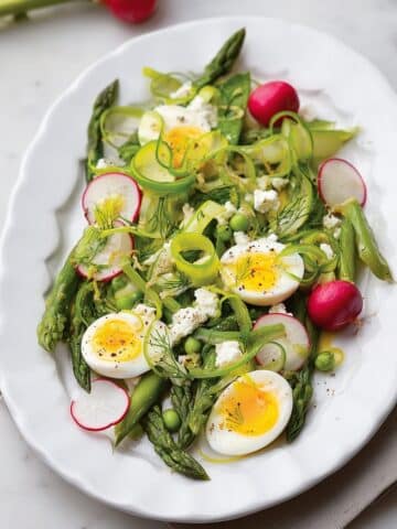 Easter Salad with Deviled Quail Eggs Recipe