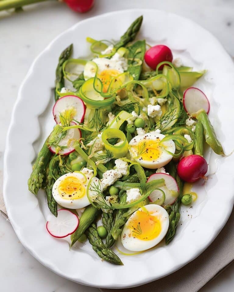 Easter Salad with Deviled Quail Eggs Recipe