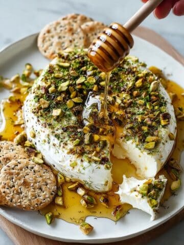 Creamy Boursin with Pistachios and Hot Honey Antipasto Recipe