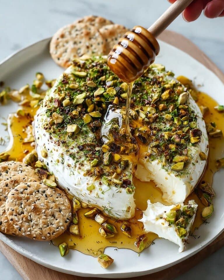 Creamy Boursin with Pistachios and Hot Honey Antipasto Recipe