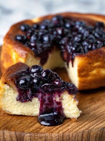 Citrus Berry Burnt Cheesecake Recipe