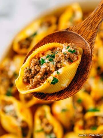Creamy Shells and Beef in the Instant Pot Recipe