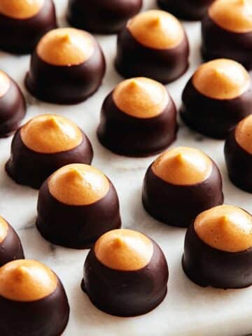 No-Bake Peanut Butter Buckeyes with Chocolate Coating Recipe