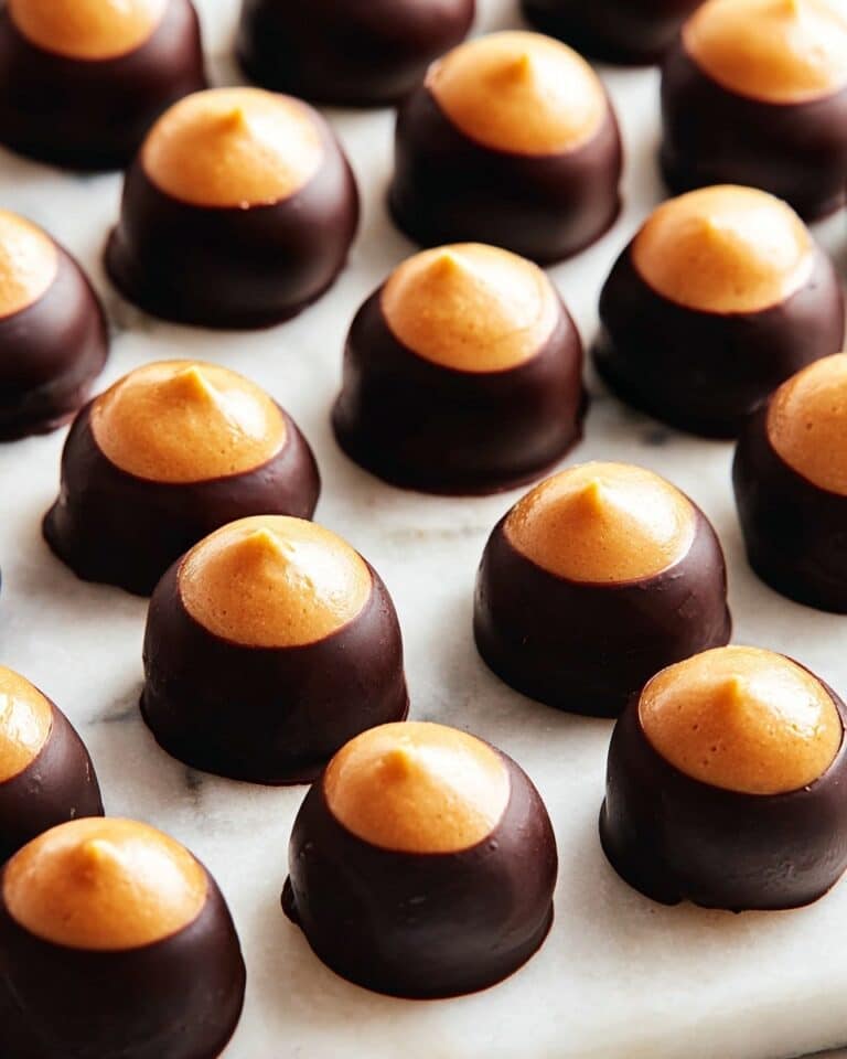 No-Bake Peanut Butter Buckeyes with Chocolate Coating Recipe