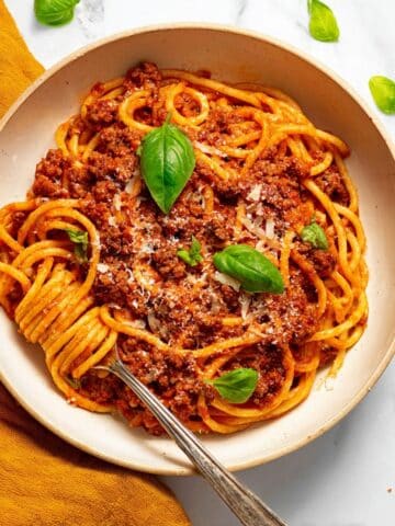High Protein Instant Pot Spaghetti Recipe