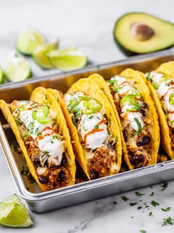 Cheesy Baked Chicken Tacos Recipe
