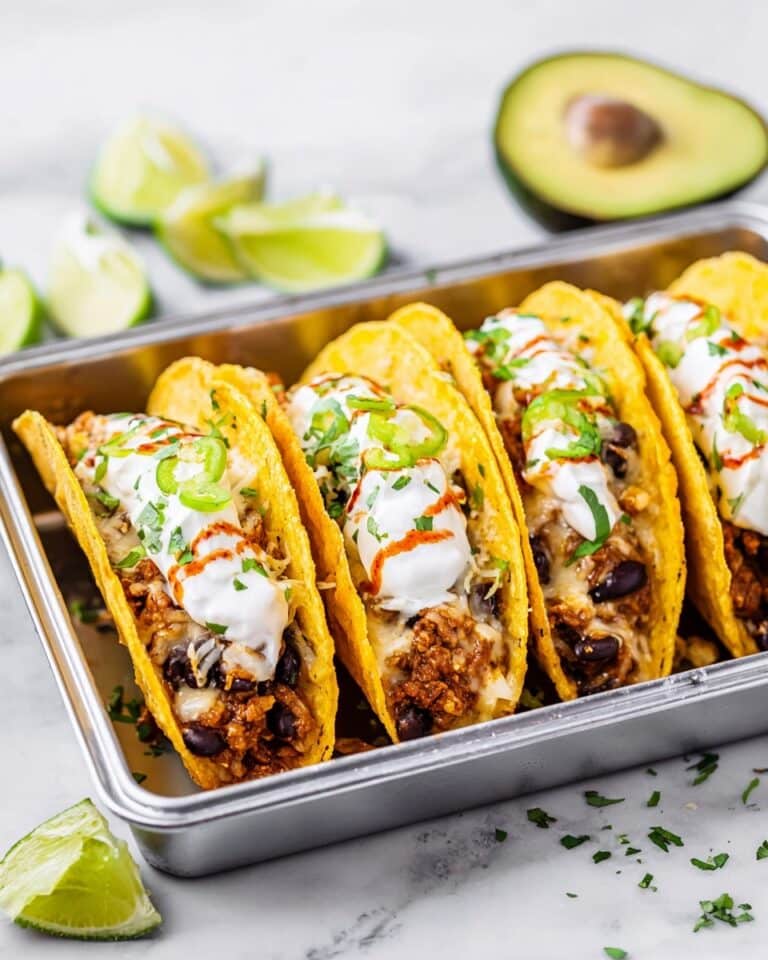 Cheesy Baked Chicken Tacos Recipe