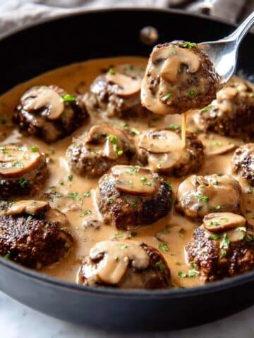 Salisbury Steak with Mushroom Gravy Recipe