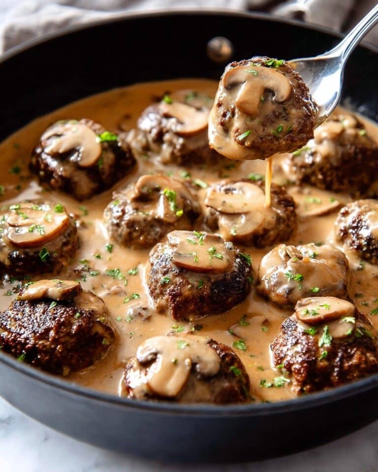 Salisbury Steak with Mushroom Gravy Recipe