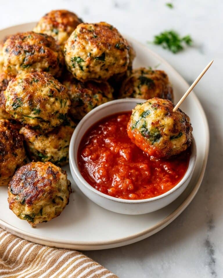 Italian-Style Chicken Meatballs Recipe