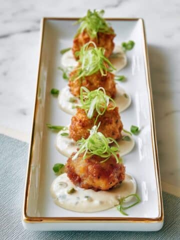 Shrimp Fritters with Lime Mayonnaise Recipe