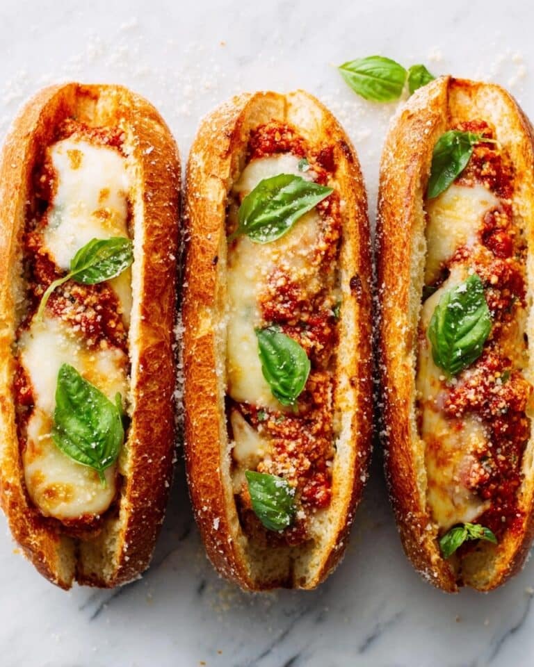 Chicken and Ricotta Meatball Subs with Crunchy Salad Recipe