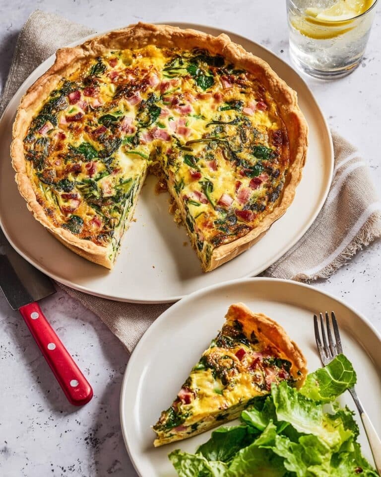 Air Fryer Ham and Veggie Tortilla Quiche Recipe