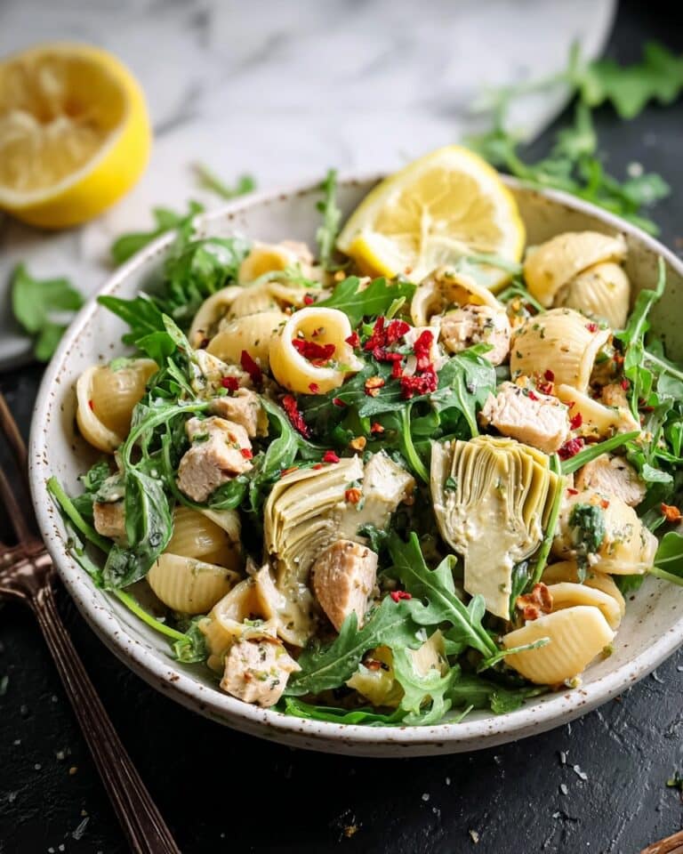 Rotini Pasta Salad with Artichokes, Cherry Tomatoes, and Parmesan Recipe