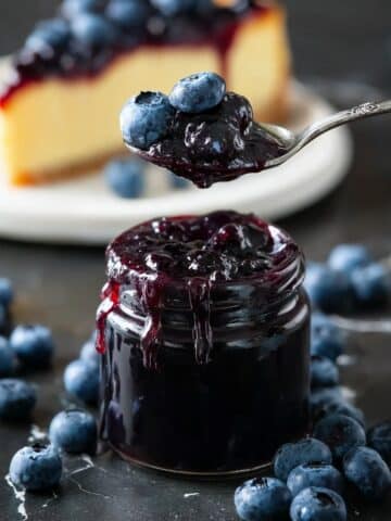 Blueberry Sauce for Pancakes and Cheesecake Recipe