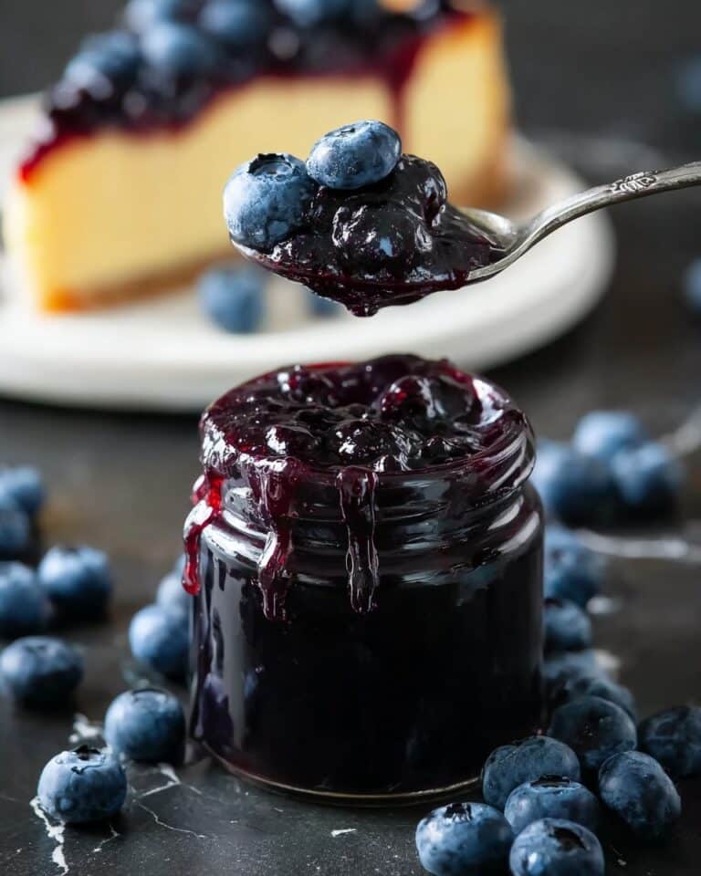 Blueberry Sauce for Pancakes and Cheesecake Recipe