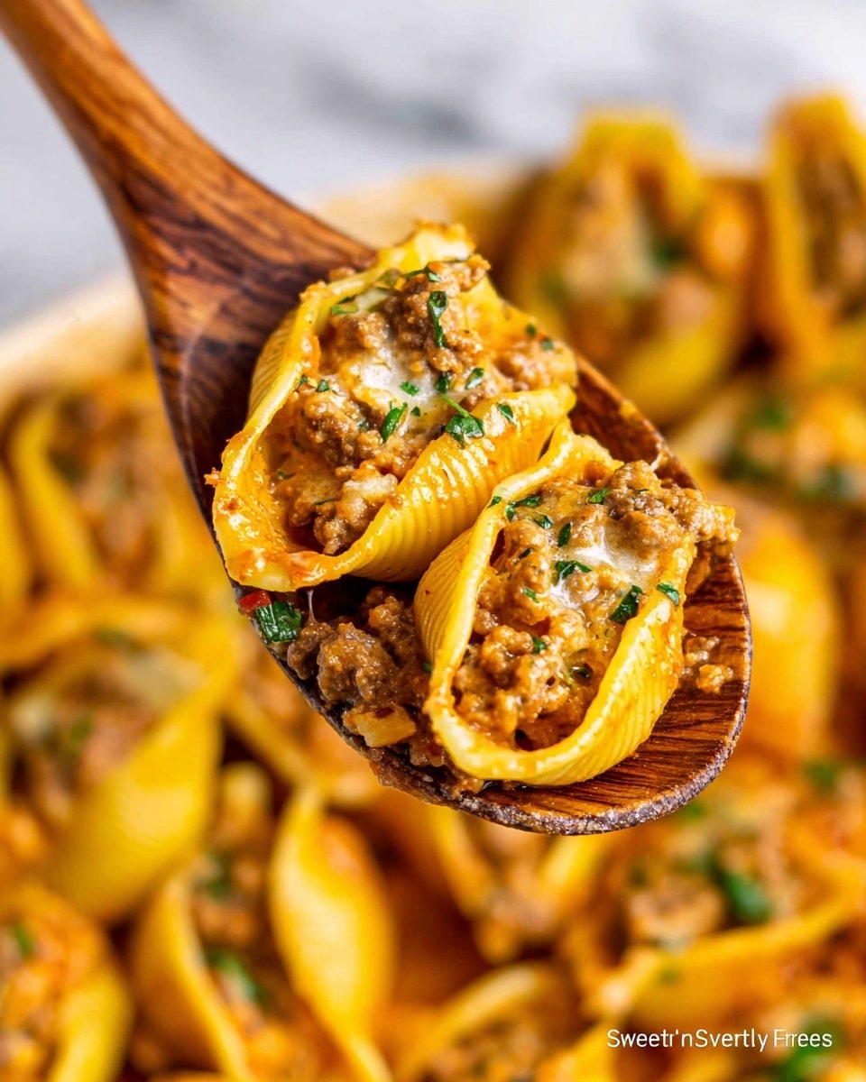 Creamy Shells and Beef in the Instant Pot – Cozy, Quick Italian Dish