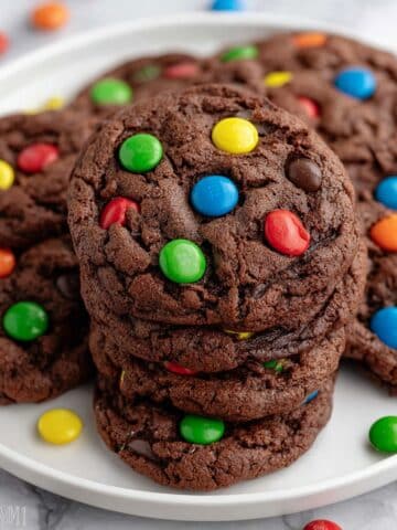 Chocolate M&M Cookies Recipe