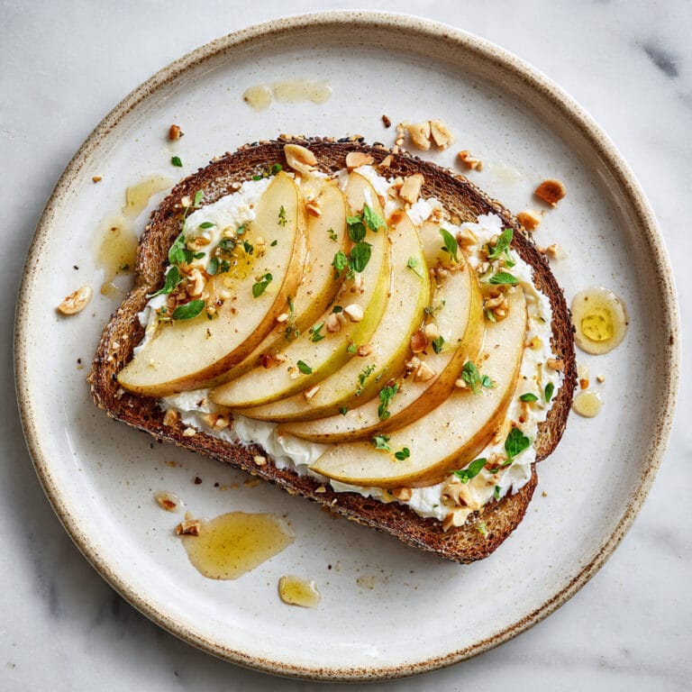 Apple Pie Cottage Cheese Toast Recipe