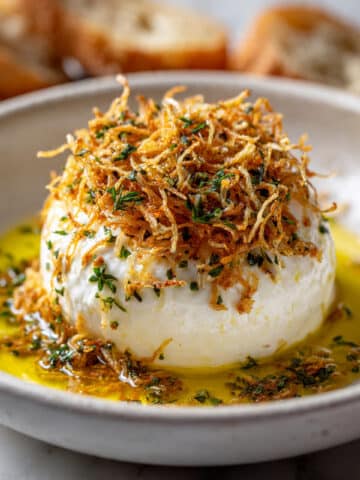 Salty Floating Island in Onion Soup Style Recipe