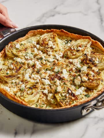 Easy Artichoke Leek Frittata Recipe