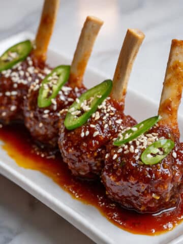 Honey Bourbon Chicken Lollipops Recipe