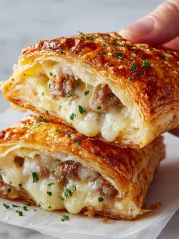 Everything But the Bagel Croissant Egg & Sausage Muffins Recipe