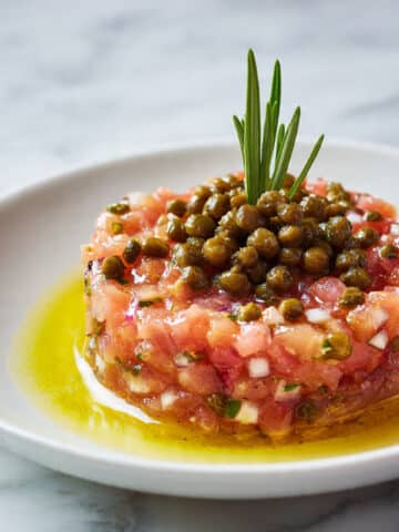 Veal Tartare Vitello Tonnato Style Recipe