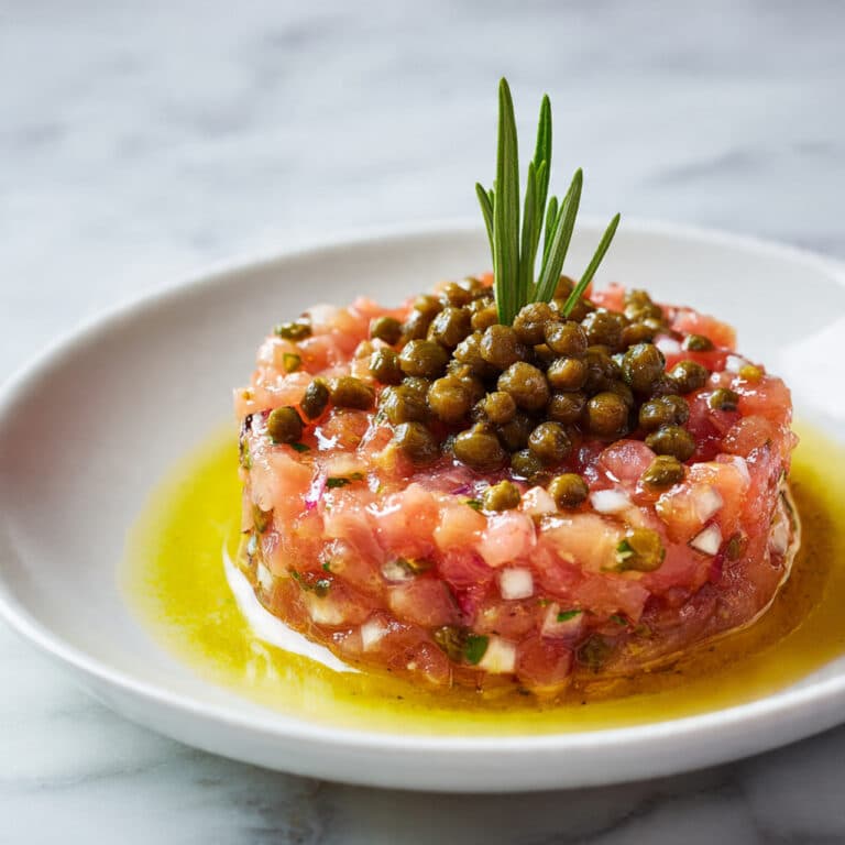 Veal Tartare Vitello Tonnato Style Recipe