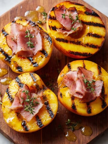 Grilled Apples with Prosciutto and Honey Recipe