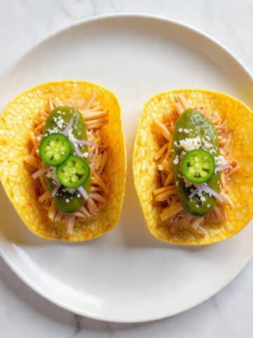 Shredded Chicken Tacos with Creamy Chimichurri Sauce Recipe