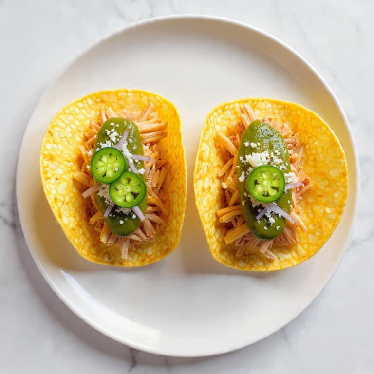 Shredded Chicken Tacos with Creamy Chimichurri Sauce Recipe