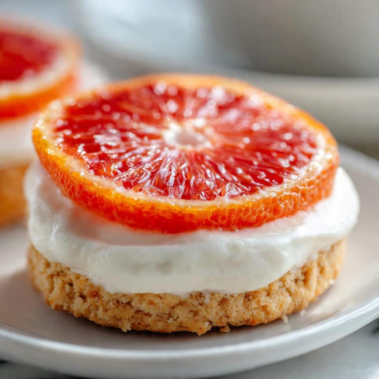 Tangy Blood Orange Cookies with Cream Cheese Frosting Recipe