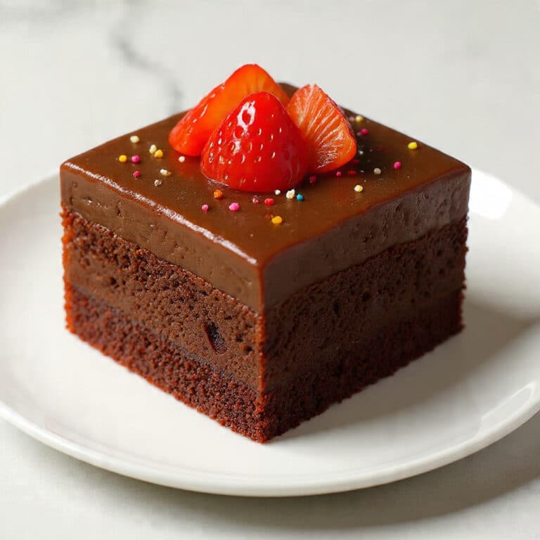 Decadent Swedish Kladdkaka (Chocolate Lava Cake) Recipe