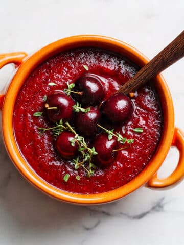 Cranberry Sauce with Orange Zest and Maple Syrup Recipe