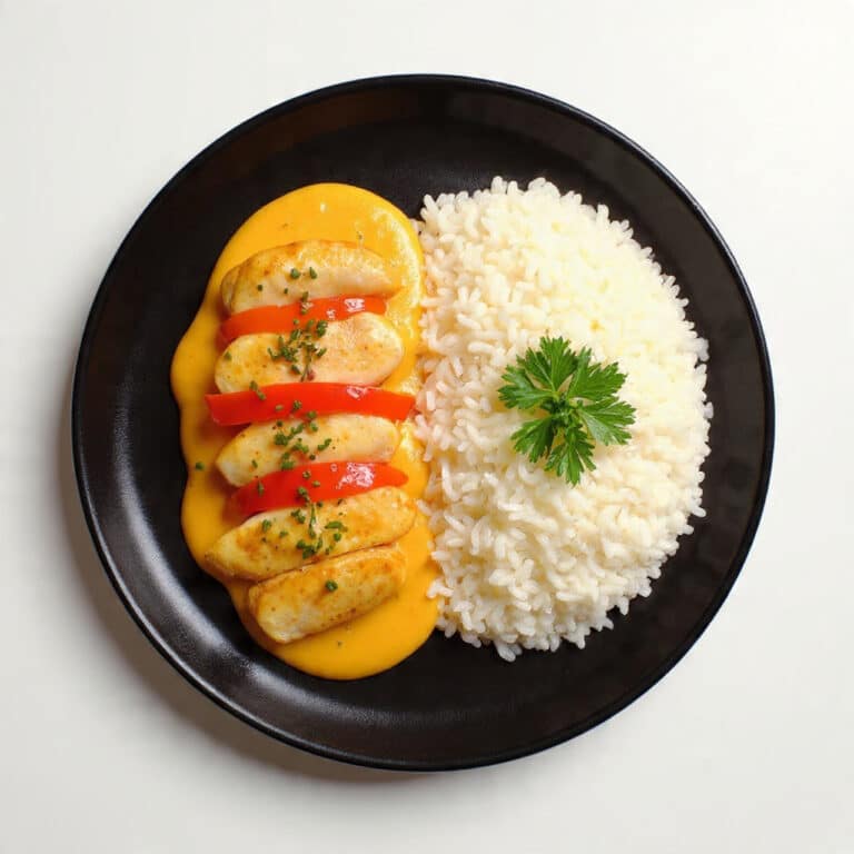 Creamy Paprika Chicken with Rice Recipe